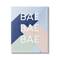 Stupell Industries Bae Bold Pop Typography Phrase Distressed Pattern Canvas Wall Art